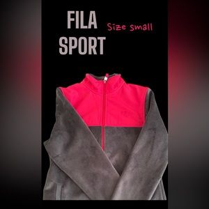 FILA SPORT Fleece Zip Up Jacket.